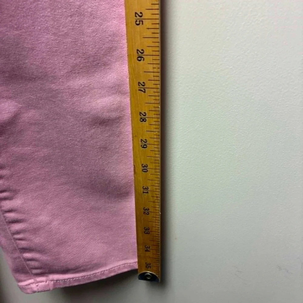 Talbots Flawless Five Pocket Pants Womens Petite Pink Straight Leg PreppyClassic